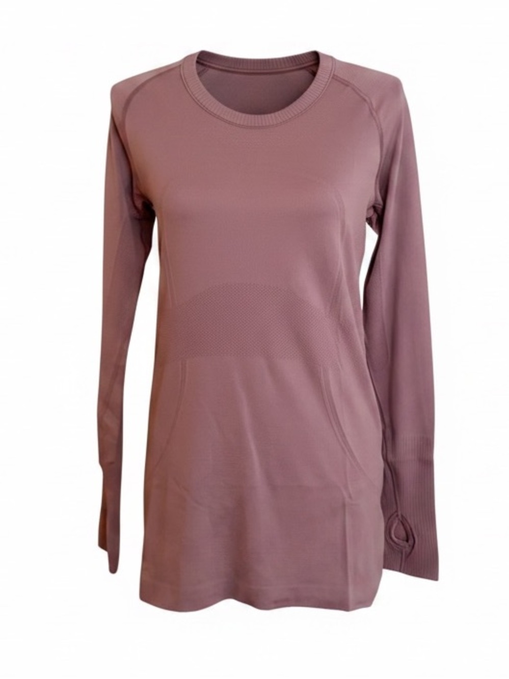 lululemon athletica Long Sleeve Crewneck Top in Dusty Rose
